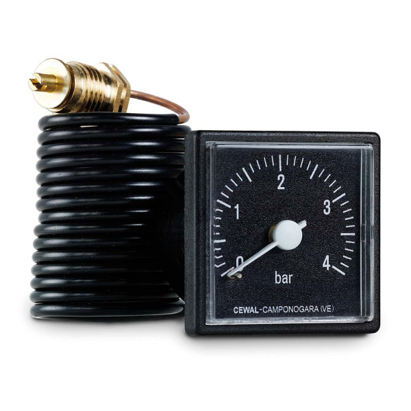 91400352 Капиллярный квадратный манометр IQ 45 P 45 х 45 мм 1/4″ 6 бар L=1500 мм Cewal S.p.A.