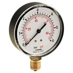 91483410 Манометр Ø80 3/8″ 10 бар вертикальный Cewal S.p.A.