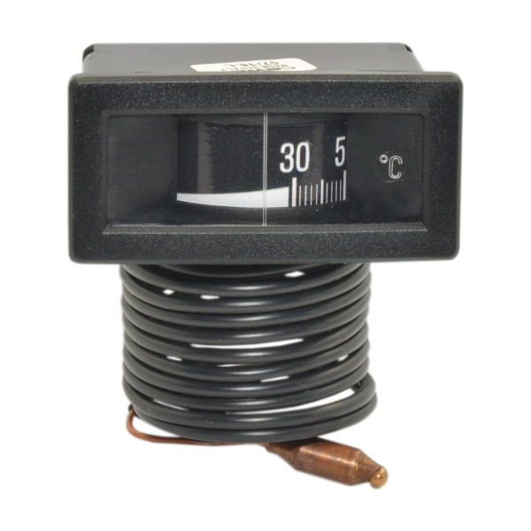 91322120 Капиллярный прямоугольный термометр TR 58.25 P 58 х 25 мм 0/+120°C L=1500 мм Cewal S.p.A