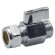 4123155 Кран шаровой мини ХРОМ Ø15 x 1/2″ С COMISA S.p.A.