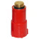 1142OTT001 Заглушка монтажна ЧЕРВОНА пластик/латунь Ø1/2&Prime; GO-PLAST