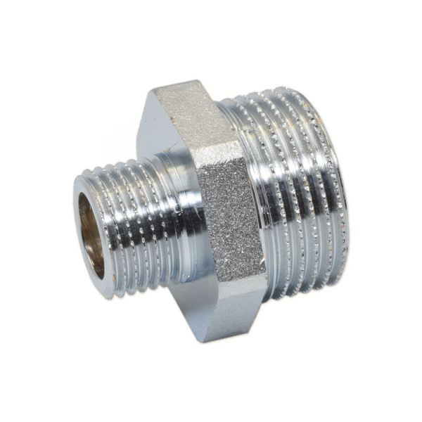 F591CR013 Ниппель редукционный (хром) Ø1 1/4″ х 1 1/2″ ЗЗ FP Pattaroni