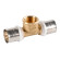 VS0131327 PEXAL BRASS Тройник (пресс) Ø40 (3,5) х 1 1/4″ В х 40 (3,5) Valsir S.p.A.