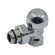 3336C / 3330001 Кран радиаторный отсекающий хромированный Ø1/2″ ВЗ угловой Tiemme Raccorderie Spa
