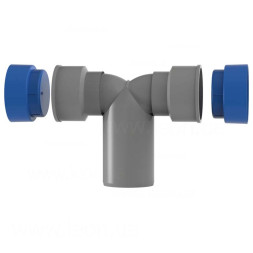 VS0519101 Ø50/50 HTSW Колено двойное приборное (без переходника) Valsir S.p.A.