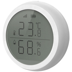 Беспроводной датчик температуры и влажности с экраном Tervix Pro Line ZigBee T & H