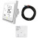 Комплект бездротового керування опаленням Tervix Pro Line ZigBee: термостат вбудований + реле (сухий контакт)
