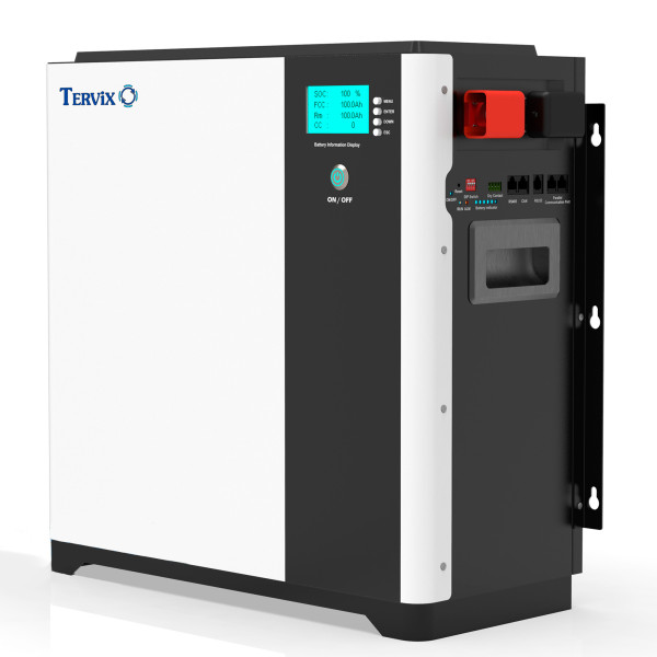 Акумуляторна батарея LiFePO4, 51,2В 100 Ач Tervix Pro Line