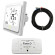 Комплект бездротового керування опаленням Tervix Pro Line ZigBee: термостат вбудований + реле On/Off 220 В