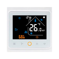 Термостат для фанкойла с Wi-Fi управлением Tervix Wi-Fi Fancoil Thermostat (на 2 трубы) 0-10 В