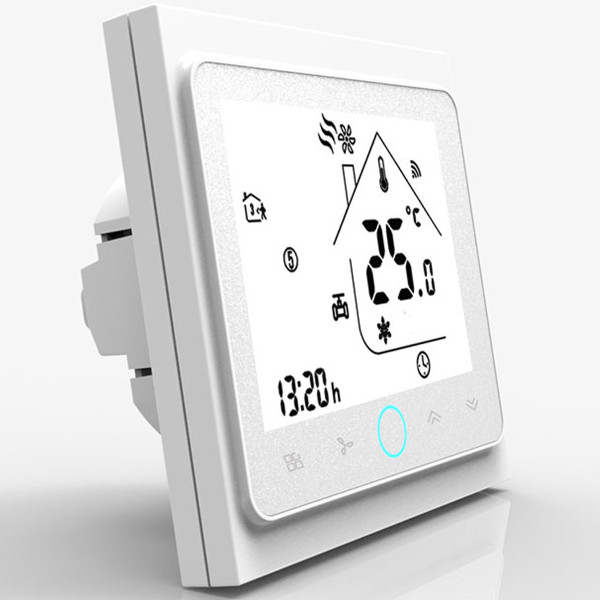 Регулятор температури для фанкойлу з WiFi управлінням Tervix WiFi Fancoil Thermostat (на 2 труби)