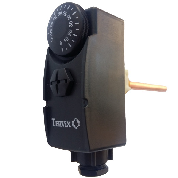 Термостат погружной Tervix Pro Line, 0-90 °С поверхн.регуляция, G1 / 2",  довж.щупа 100 мм
