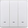 Умная клавишная кнопка-выключатель Tervix Pro Line ZigBee Push Button (3 клавиши), на батар.