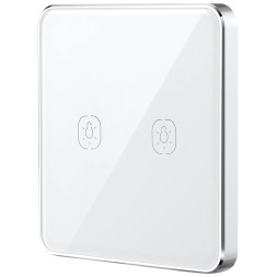 Умная сенсорная кнопка-выключатель Tervix Pro Line ZigBee Touch Switch (2 клавиши), на батар.