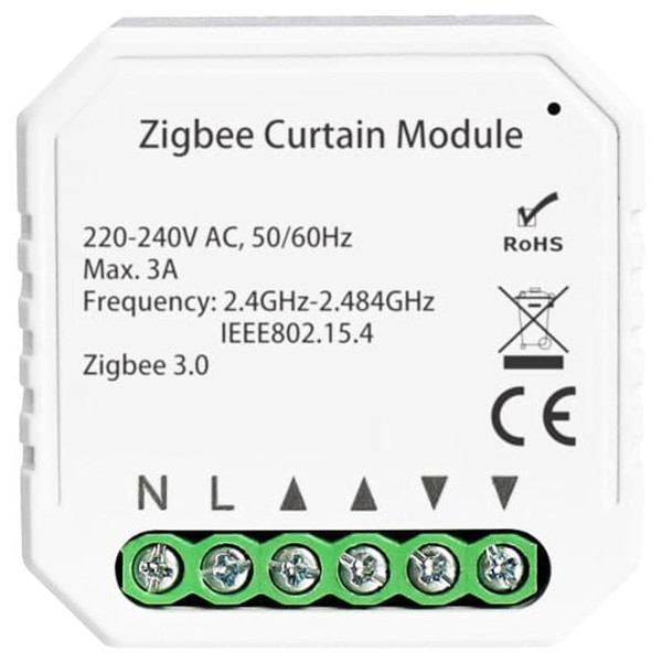 Умный модуль для управления ролетами/карнизами Tervix ZigBee Roller Blind/Curtain Controller
