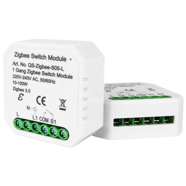 Умный выключатель Tervix Pro Line ZigBee Switch (1 клавиша), без нуля