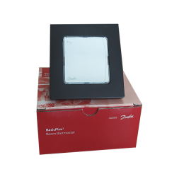 Термостат кімнатний Danfoss Icon™ Programmable із дисплеєм вбудований чорний