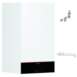 Одноконтурный конденсационный котел Viessmann Vitodens 100-W B1HF 19 кВт с комплектом дымохода