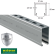 Профіль монтажний С-подібний Walraven BIS RapidStrut® BUP1000 | 6м | 2,5 мм | 41x82мм