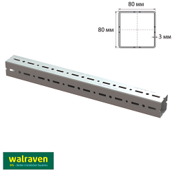  Профиль монтажный Walraven Maxx Heavy MX80 6м