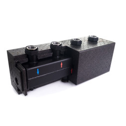 Коллектор Womix C100 3F DN25 с изоляцией, 3 контура