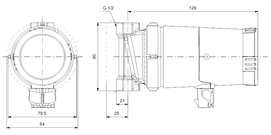 Насос рециркуляционный Grundfos UP 15-14 B PM 1х230 V (97916771-GR) интернет-магазин Teplopro